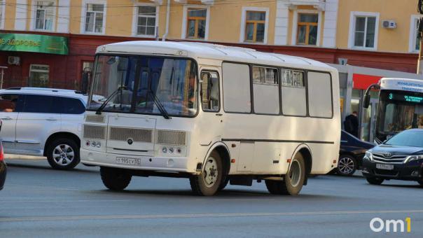 Омич угнал автобус в мороз и врезался в дерево