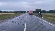 Легковушка перевернулась после удара с грузовиком под Новосибирском: водитель погиб