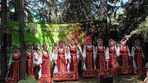 В Омском муниципальном районе состоялся традиционный съезжий праздник «Яблоневая Русь»