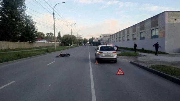 Поездка двух подростков на питбайке закончилась ДТП в Новосибирске