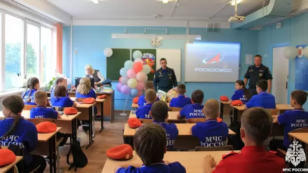 Юные спасатели: новый кадетский класс открыли в Новосибирске