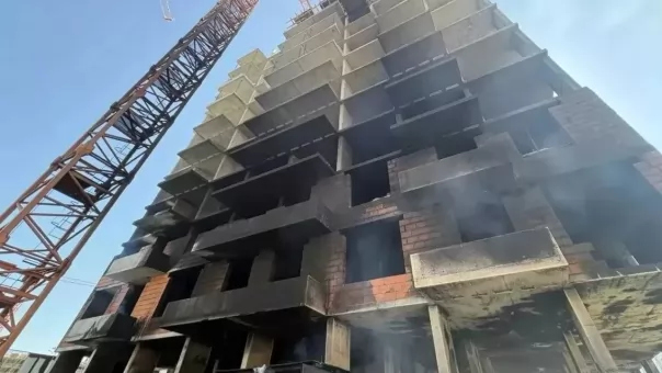После пожара в «Кварталах Драверта» в больнице остаются двое пострадавших