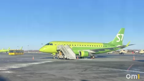 В новосибирском аэропорту Толмачёво задерживаются семь рейсов S7 Airlines