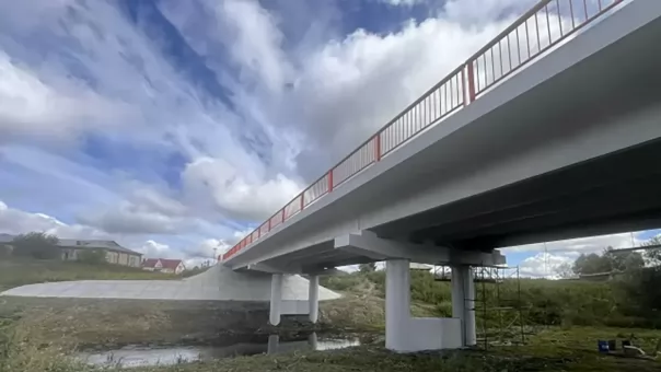 В Новосибирской области завершили ремонт моста через Сузун