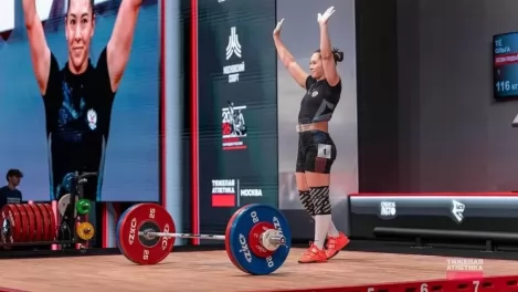 Омская тяжелоатлетка Ольга Тё выиграла чемпионат России с рекордом страны