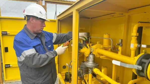 В селе Элита Омской области новую котельную подключили к сетевому газу