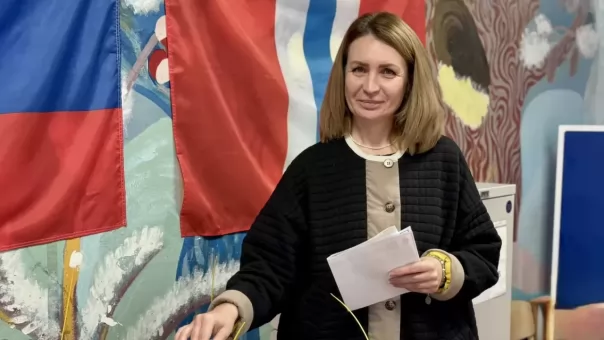 Депутат Госдумы Оксана Фадина проголосовала на выборах и обратилась к омичам