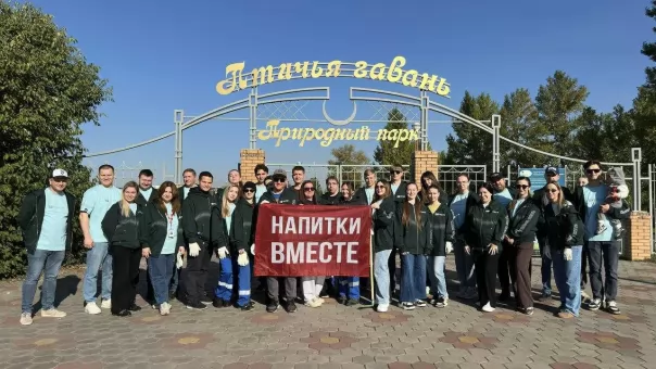 Сотрудники «Напитки Вместе» продолжают озеленять «Птичью Гавань»