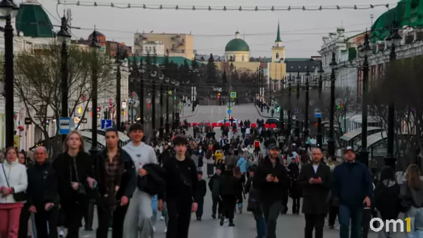 Любинский проспект в Омске в последний раз в году станет пешеходным