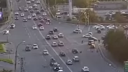 Прокуратура опубликовала видео ДТП, в котором погиб главред «Коммерсанта» в Новосибирске