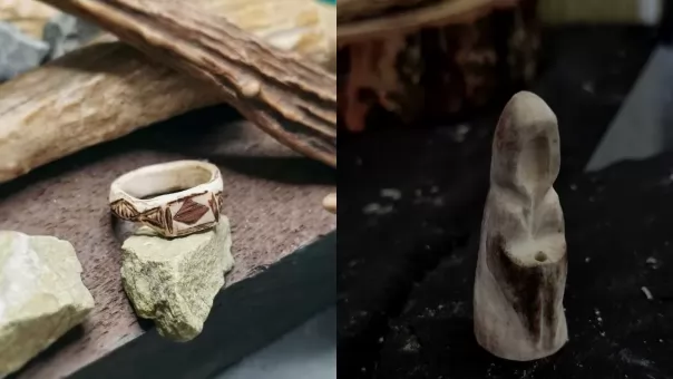 Мастерица из Новосибирска создаёт украшения из рогов и костей