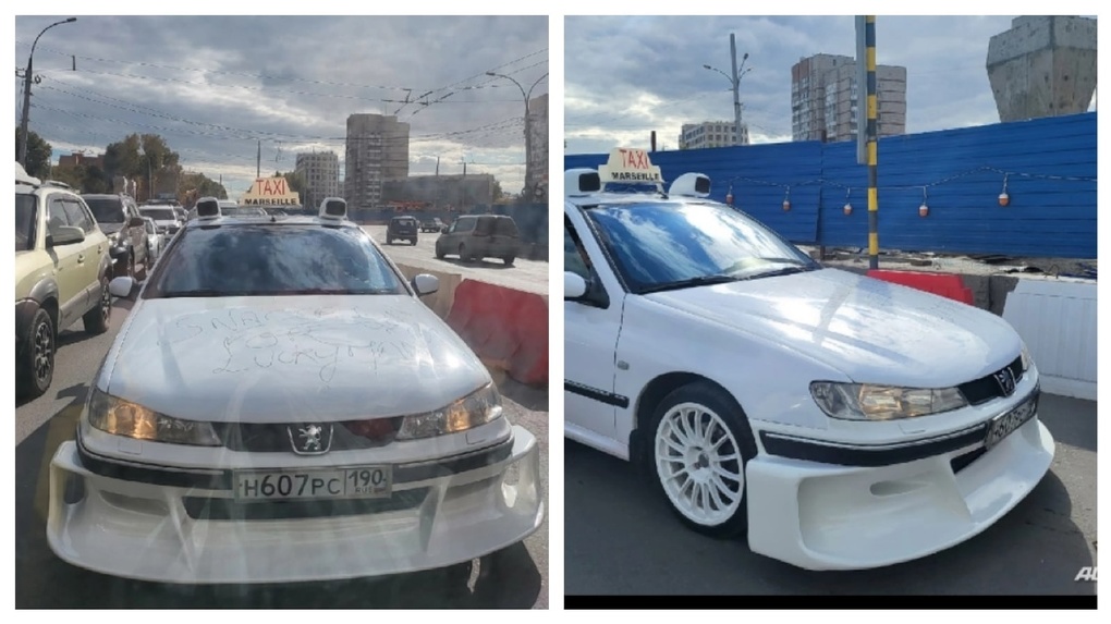 Копия машины из фильма «Такси» появилась в Новосибирске