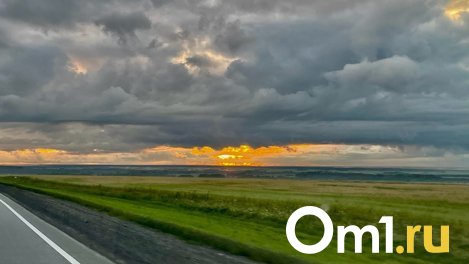 В Омске рабочая неделя начнётся с дождей и порывистого ветра