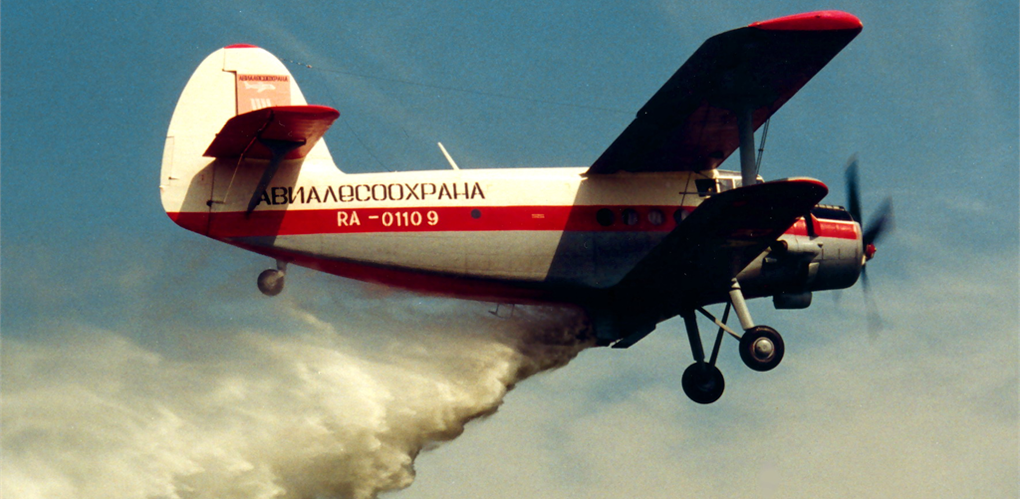 В каком году появились пожарные самолеты