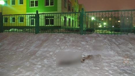 К детскому саду в Омске подбросили труп