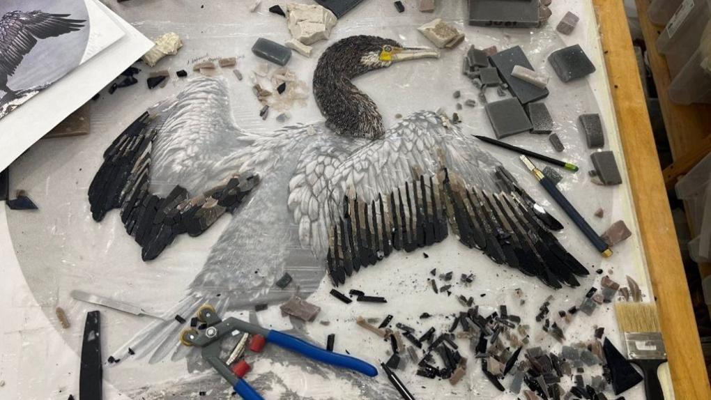 В омской «Птичьей гавани» появятся метровые арт-объекты из мозаики