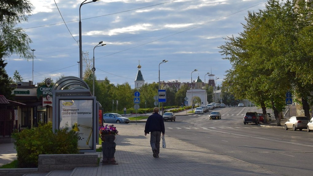 Свободная улица Омск. Омск утро.