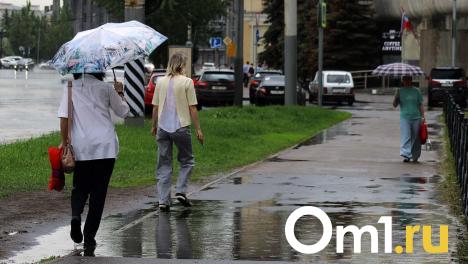Омичей ждёт тёплый понедельник с дождём