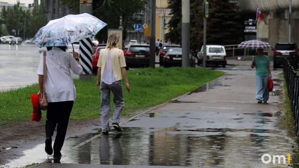 Омичей ждёт тёплый понедельник с дождём