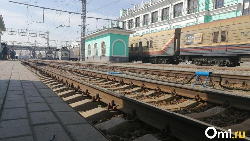 Поезд в Омской области сошёл с рельсов