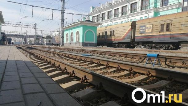Поезд в Омской области сошёл с рельсов