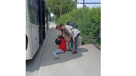 В Новосибирске уволили водителя автобуса после инцидента с разбившей голову пассажиркой