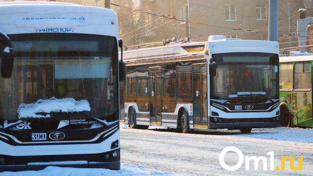 В Омске поменяют опоры контактной сети для электрического транспорта