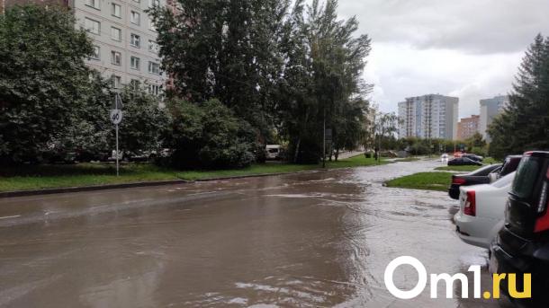 Мощный ливень затопил Новосибирск вечером 25 августа