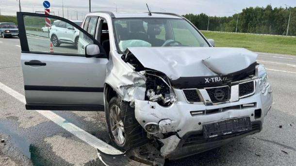 Под Омском случилось ДТП: пострадали пятеро, в том числе дети