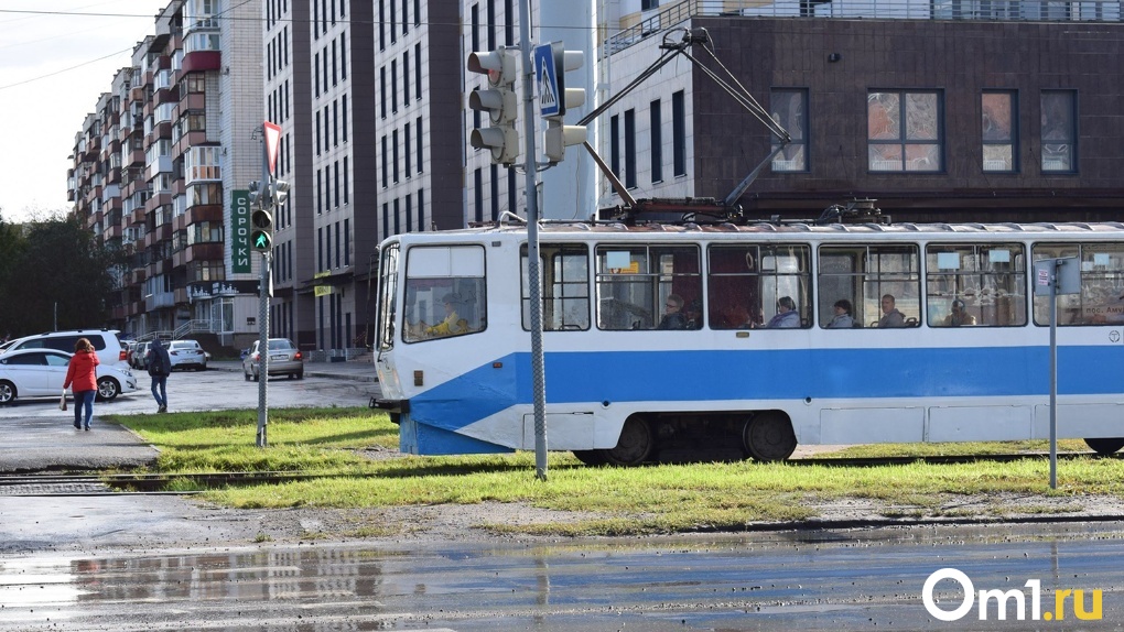 В Омске до сентября ограничат трамвайное движение