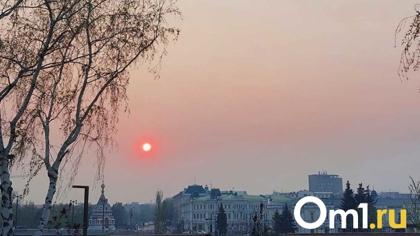 Синоптики объявили режим «чёрного неба» над Омском