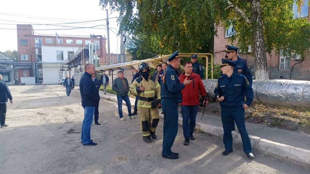 Появилось видео с момента утечки аммиака на новосибирском хладокомбинате