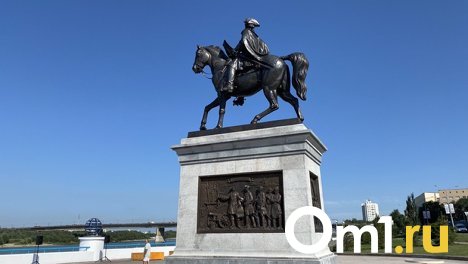 В Омске установили памятник Бухгольцу (ФОТО)