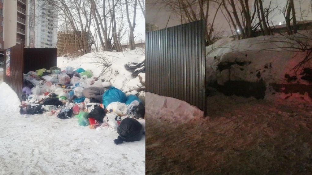 «Не убирают полмесяца»: стихийную свалку в Новосибирске запечатлели местные жители