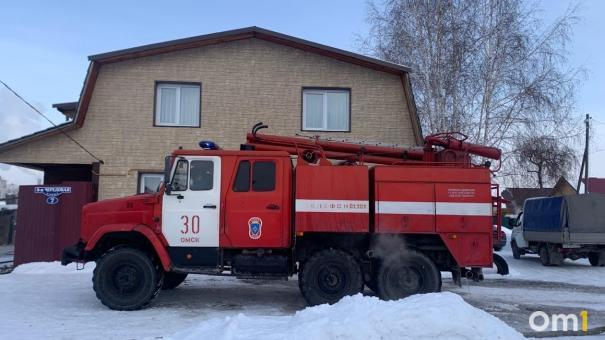 В Омской области в первую морозную ночь случилось сразу три пожара