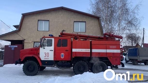 В Омской области в первую морозную ночь случилось сразу три пожара