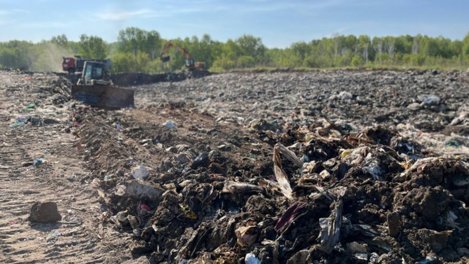 В Пашино под Новосибирском с опережением графика по нацпроекту ликвидируют свалку