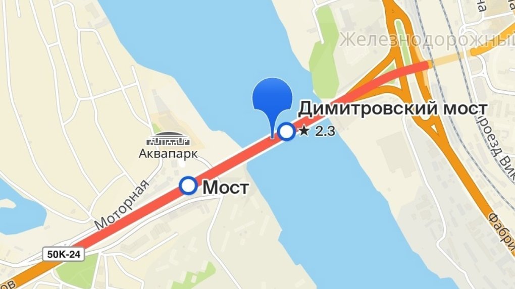 В Новосибирске образовалась пробка на Димитровском мосту из-за ремонта