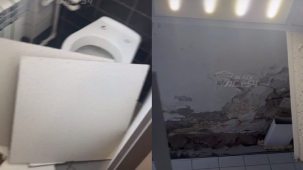 В обрушении потолка новосибирского лицея № 22 виновны вандалы