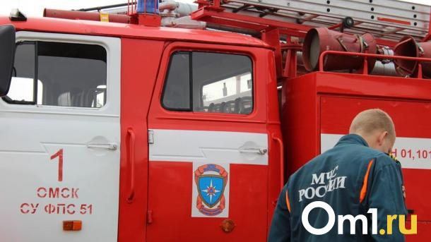 В центре Омска загорелся 100-летний особняк