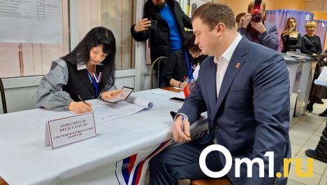 Виталий Хоценко проголосовал на выборах президента одним из первых