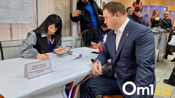 Виталий Хоценко проголосовал на выборах президента одним из первых