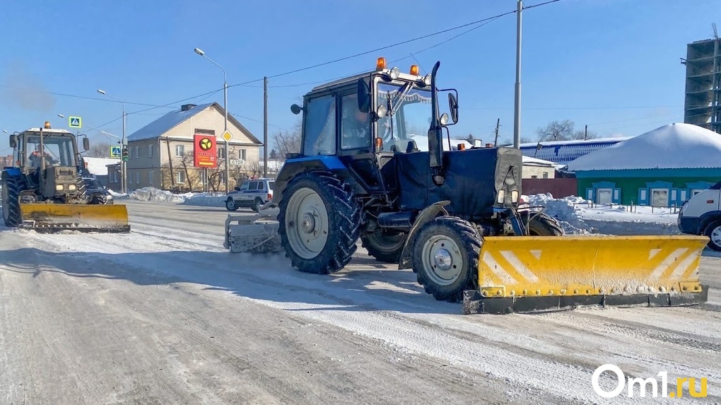 С омских улиц с начала года было вывезено почти 180 000 кубометров снега