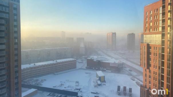 Жители большинства округов Омска дышали в декабре вредными веществами