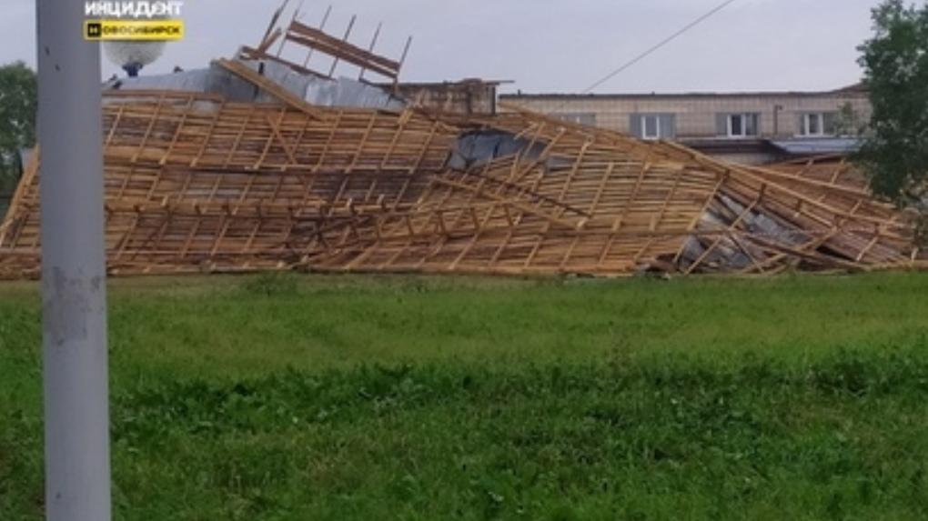 Ураган 2011 Сузунский. Буря с градом в Калачинске. Damage system