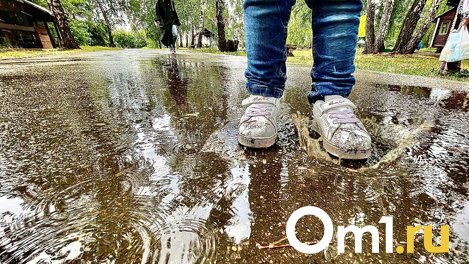 Сильный дождь пройдёт в Омске после обеда