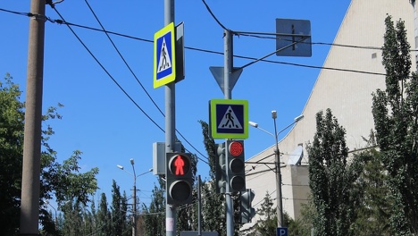 Чуть не сбила пешеходов: омичи просят наказать автоледи, которая проехала два раза на красный свет