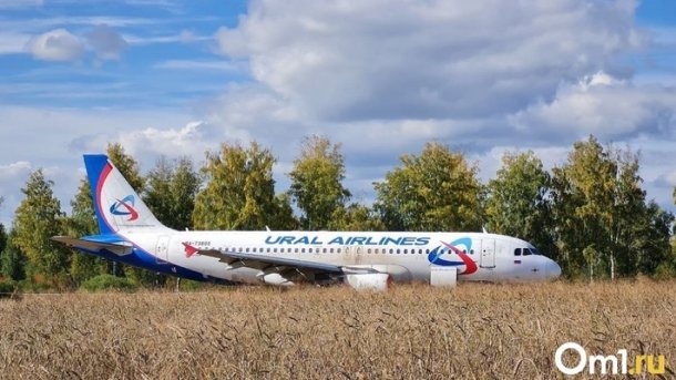 Аварийно севший самолёт «Уральских авиалиний» на несколько месяцев застрял в поле