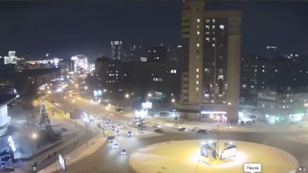 Светящийся метеор в Новосибирске заметили в ночь на 1 февраля