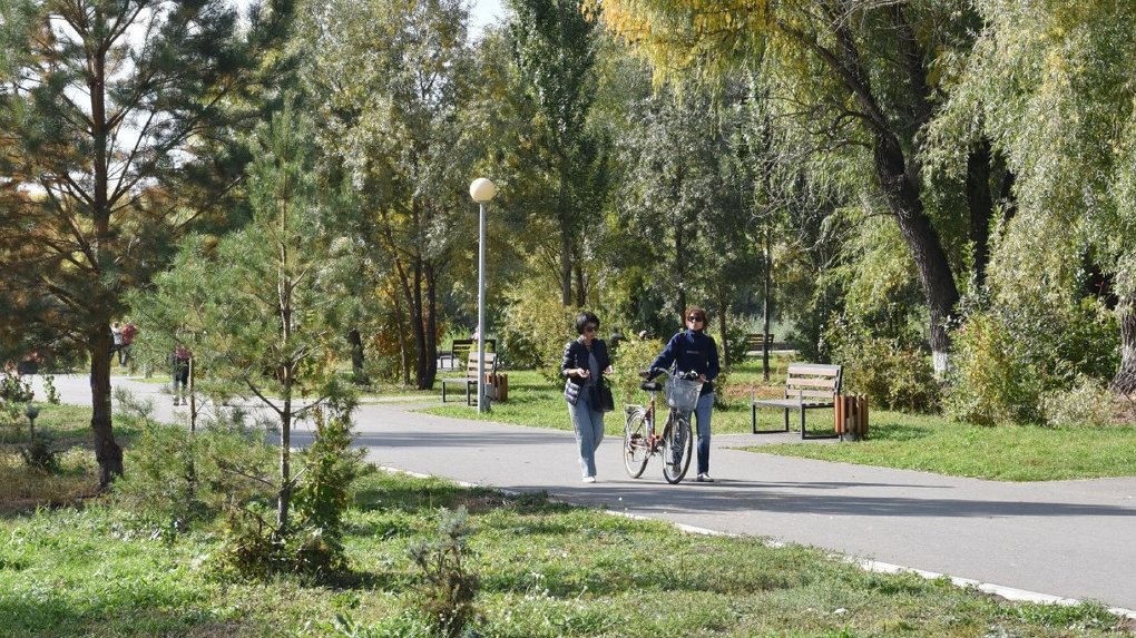 В Омске завершился третий этап благоустройства парка «Зелёный остров»